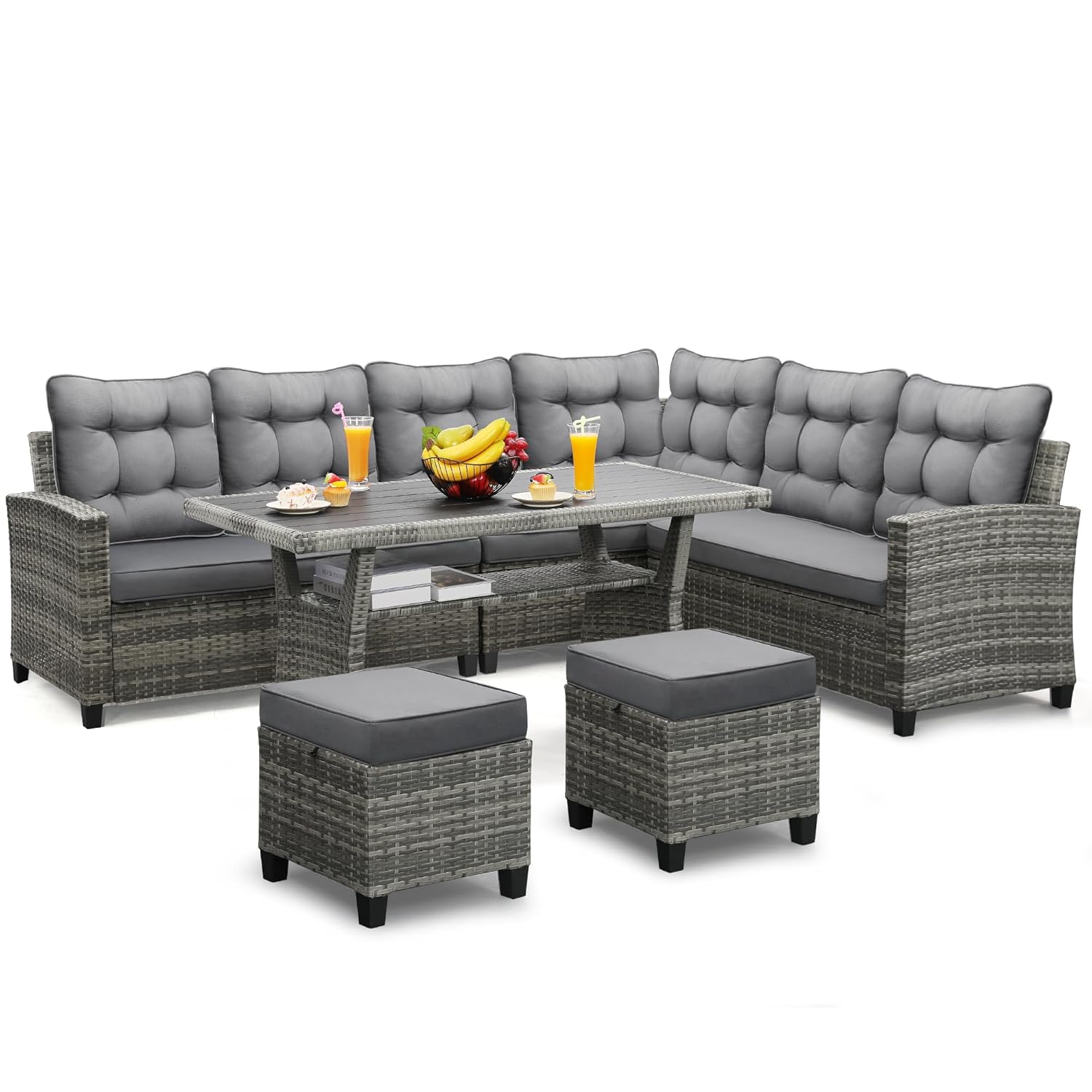 Outdoor Furniture Sale - Set Furnitur Teras 6 Buah, Set