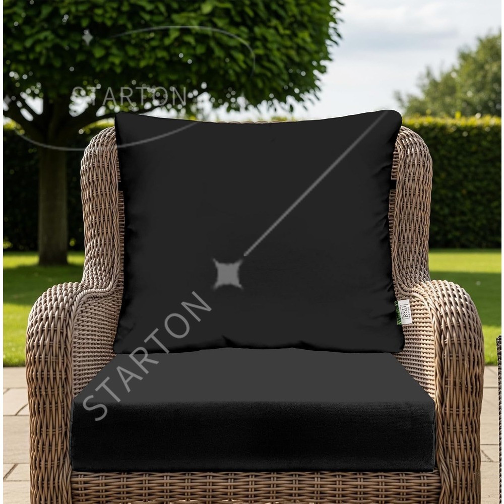 Outdoor Furniture Cushions 24 X 24 - Bantal Duduk Dalam dengan Sandaran Bantal