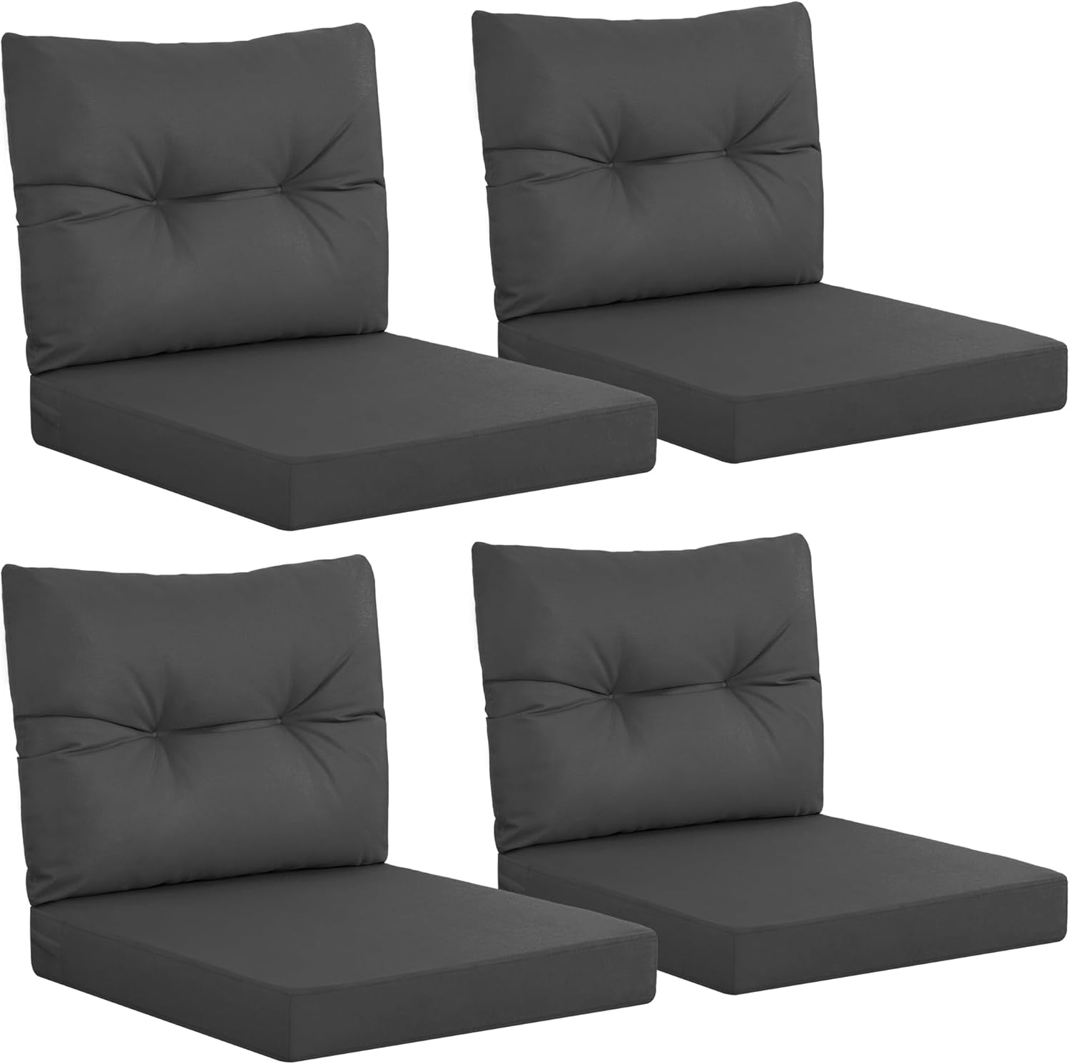 Outdoor Furniture Cushions 24 X 24 - Set Bantal Furnitur Teras Luar Ruangan