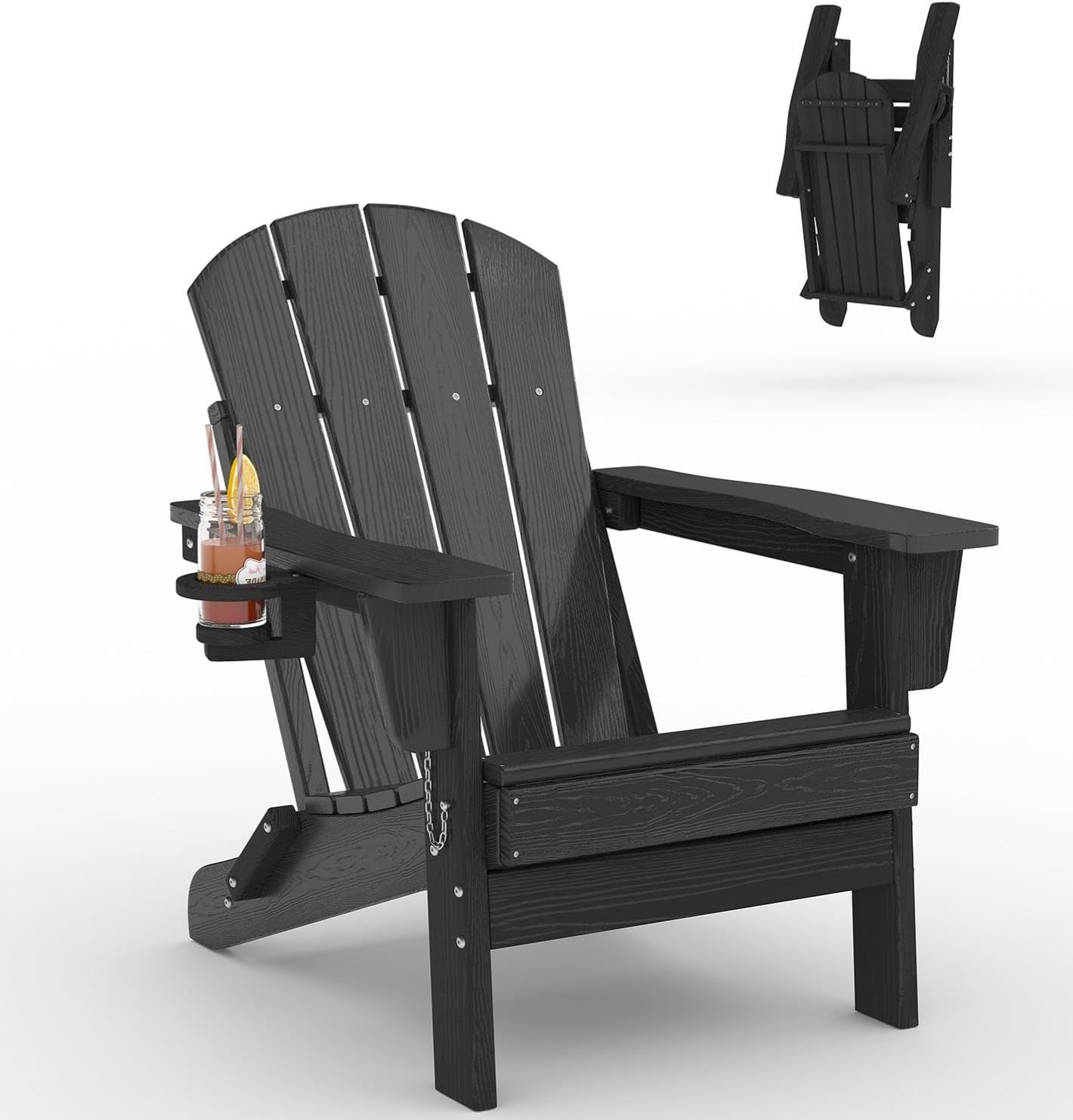 Outdoor Furniture Hdpe - Kursi Lipat Adirondack Plastik HDPE untuk