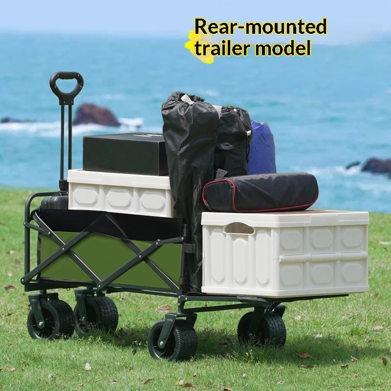 Outdoor Furniture Sale - Gerobak Utilitas Camping Roda Empat Lipat