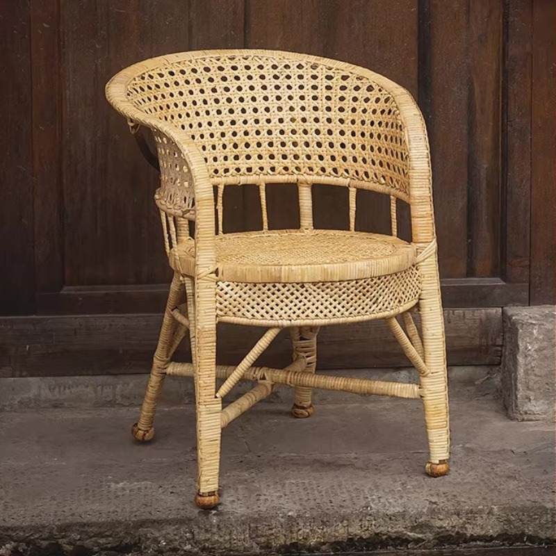 Outdoor Furniture No Cushions - Kursi Rotan Alami Buatan Tangan untuk