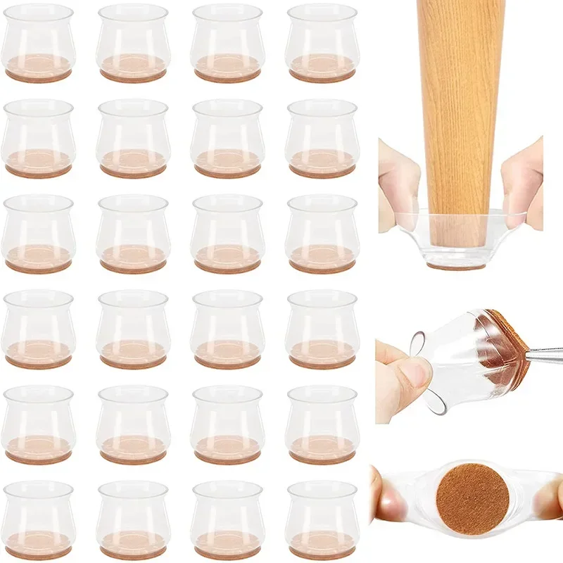 Outdoor Furniture Leg Protectors - 4/16 buah topi kaki kursi bantalan
