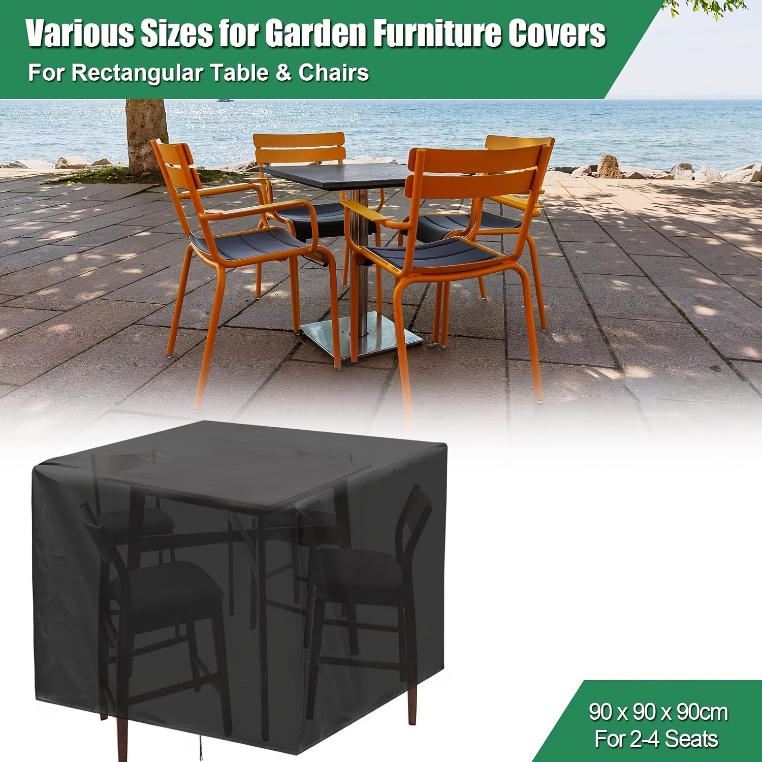Outdoor Furniture Design - Penutup Furnitur Taman Luar Ruangan 210D