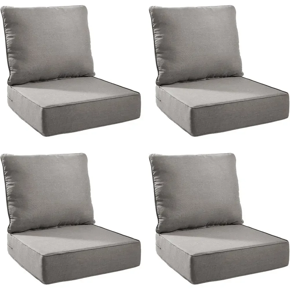 Outdoor Furniture Cushions 24 X 24 - Set Bantal Luar Ruangan Tahan UV