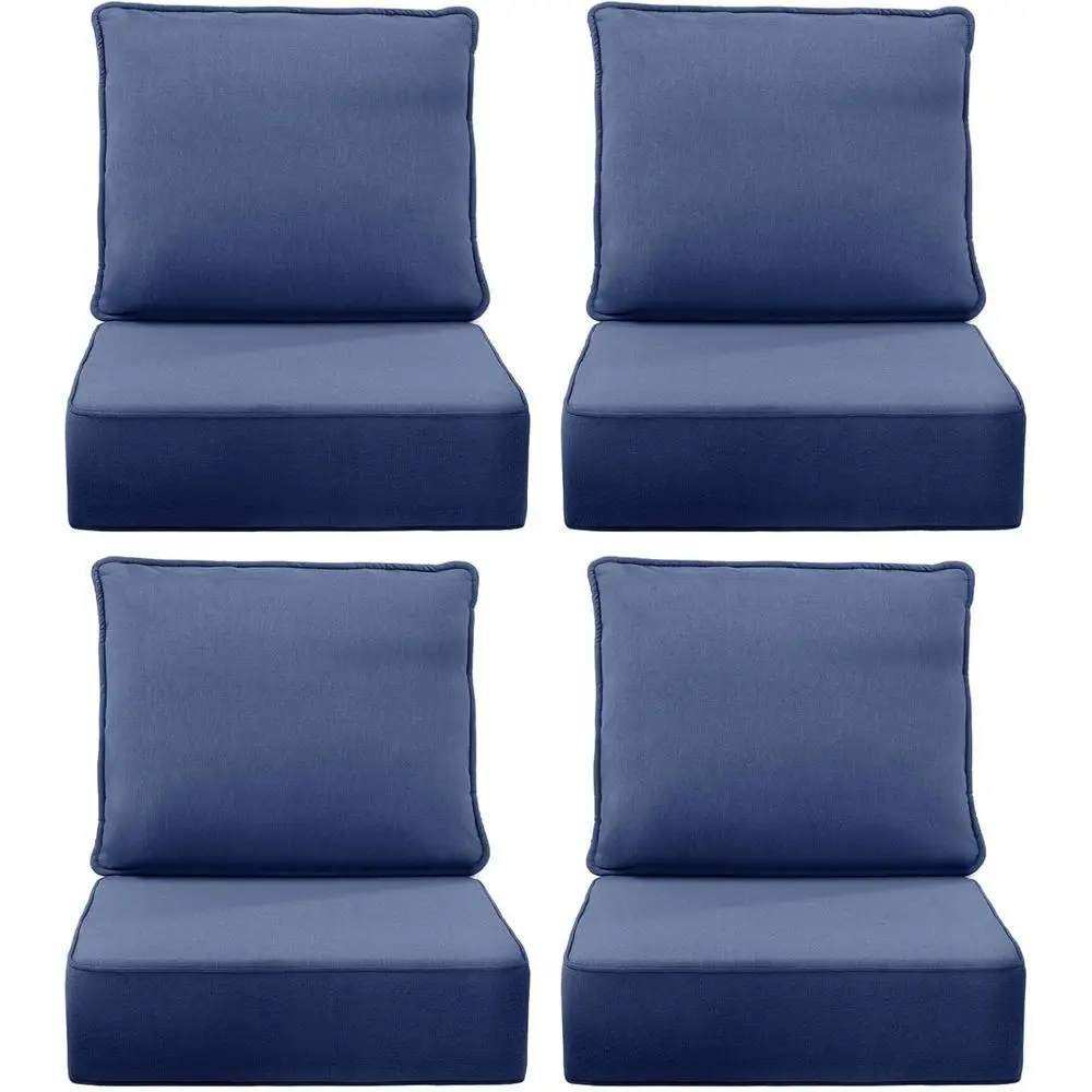 Outdoor Furniture Cushions 24 X 24 - 6 Bantal Kursi Luar Ruangan Tebal,