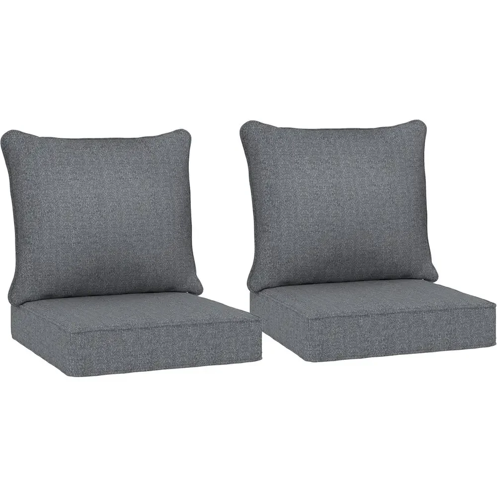 Outdoor Furniture Cushions 24 X 24 - Set Bantalan Kursi Luar Ruangan Tahan