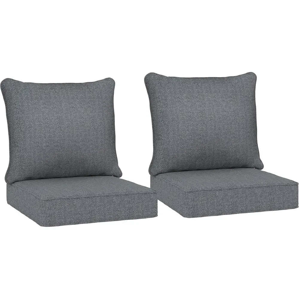 Outdoor Furniture Cushions 24 X 24 - Set Bantalan Kursi Luar Ruangan Tahan