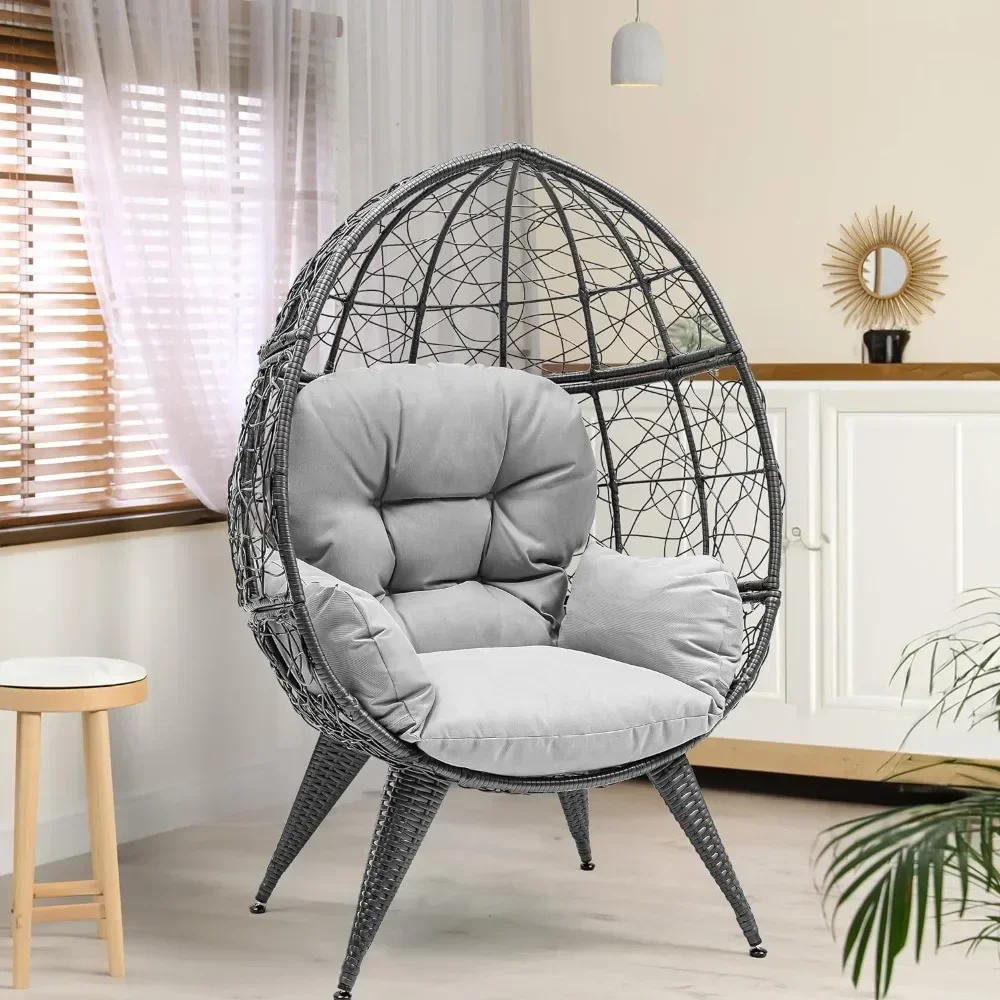 Outdoor Furniture No Cushions - v Kursi Telur Gantung, Kursi Telur