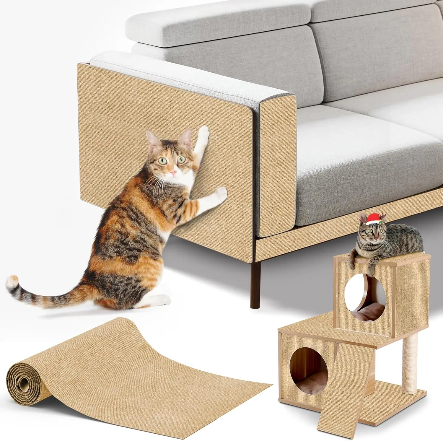 Outdoor Furniture Leg Protectors - Karpet Anti Gores Kucing Perekat Sendiri