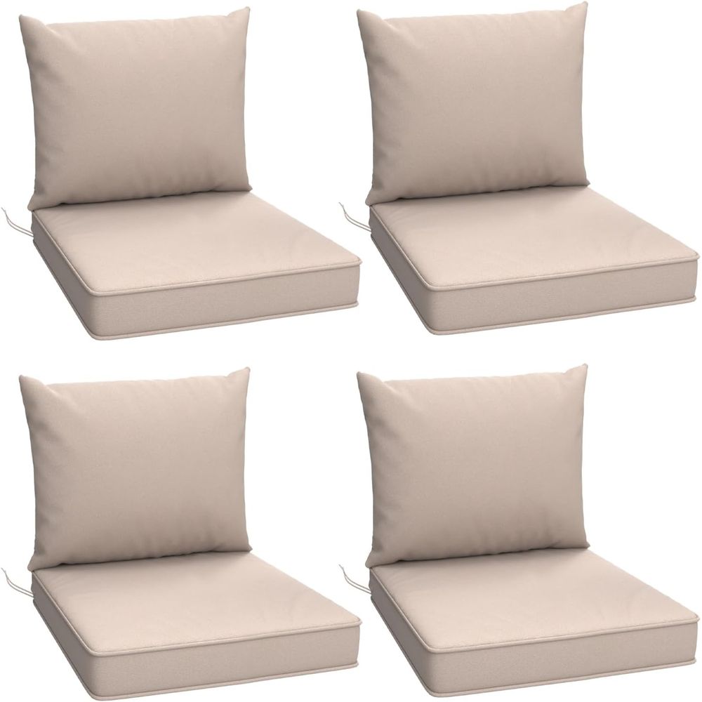 Outdoor Furniture Cushions 24 X 24 - Set Bantalan Kursi Luar Ruangan 4