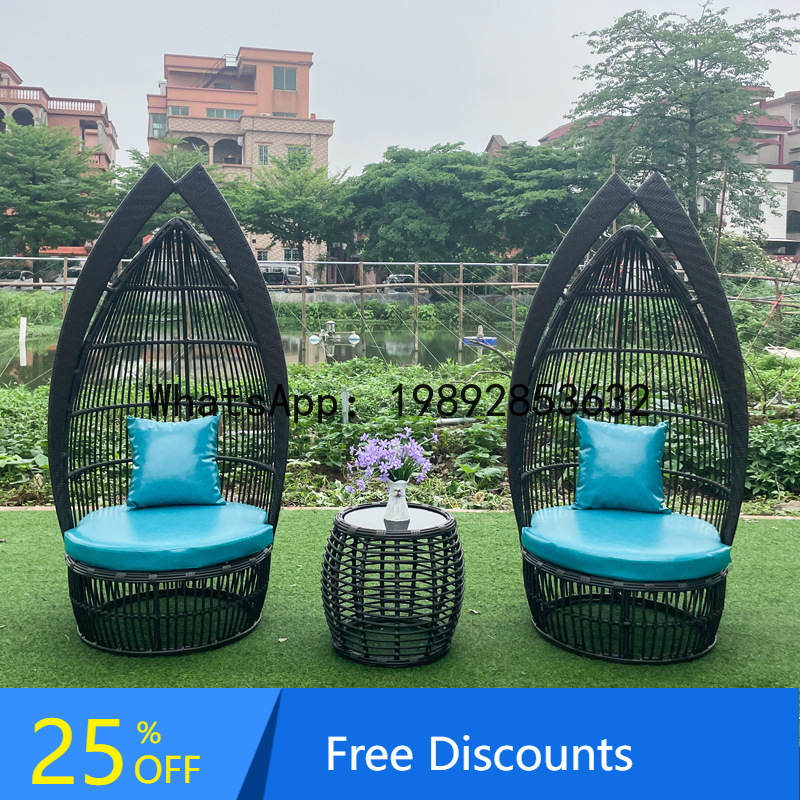 Rattan Lounge Set - Set Meja dan Kursi Rotan Anyaman