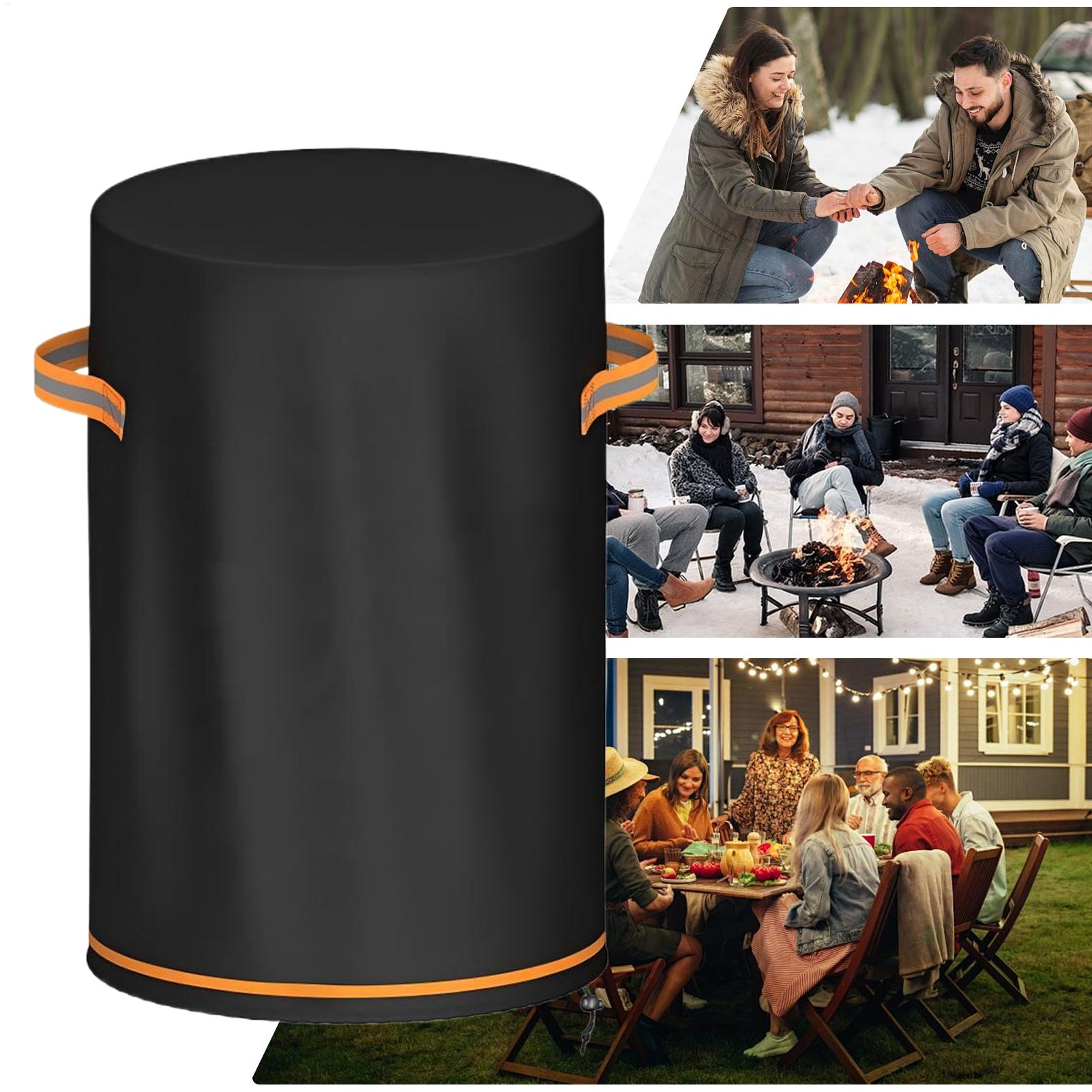 Outdoor Furniture Heavy - Penutup Kolom Perapian Tahan Air, Pelindung