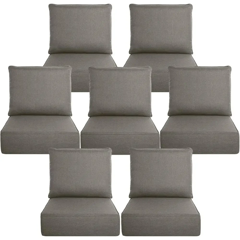 Outdoor Furniture Cushions 24 X 24 - 6 Set Bantal Luar Ruangan Tebal