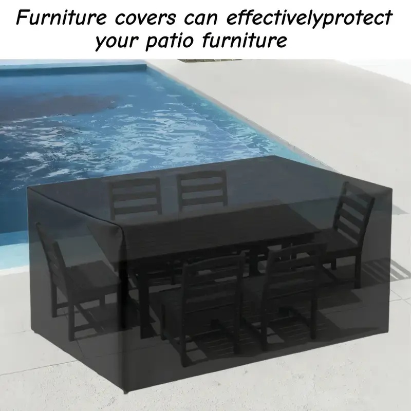 Outdoor Furniture Heavy - Penutup Furnitur Taman Tahan Angin Berat