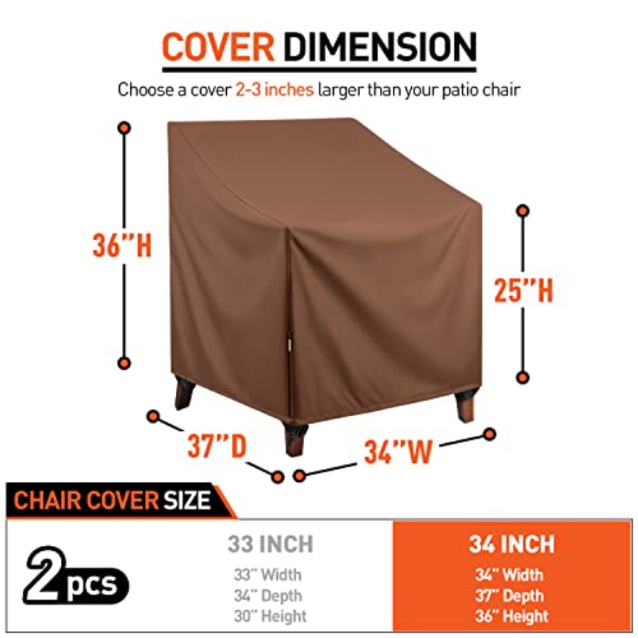 Penutup Kursi Teras Tahan Air, - Outdoor Furniture Heavy ulasan dan harga