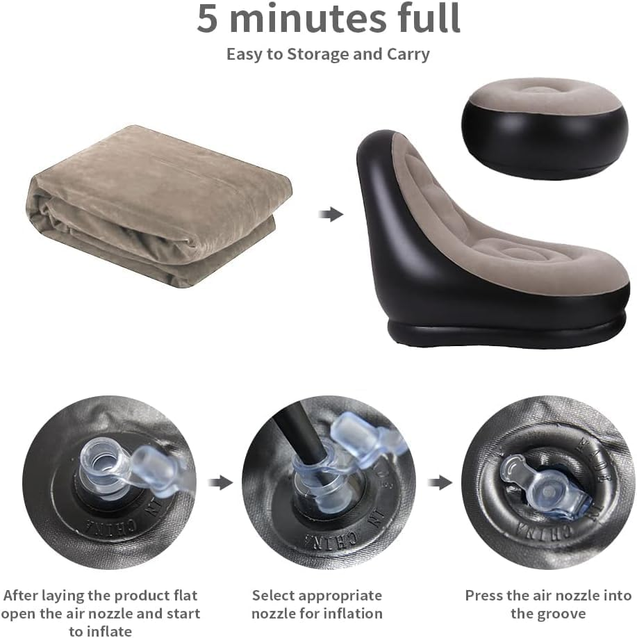 2 Buah Kursi Sofa Tiup Lipat ( - Outdoor Furniture Design ulasan dan harga