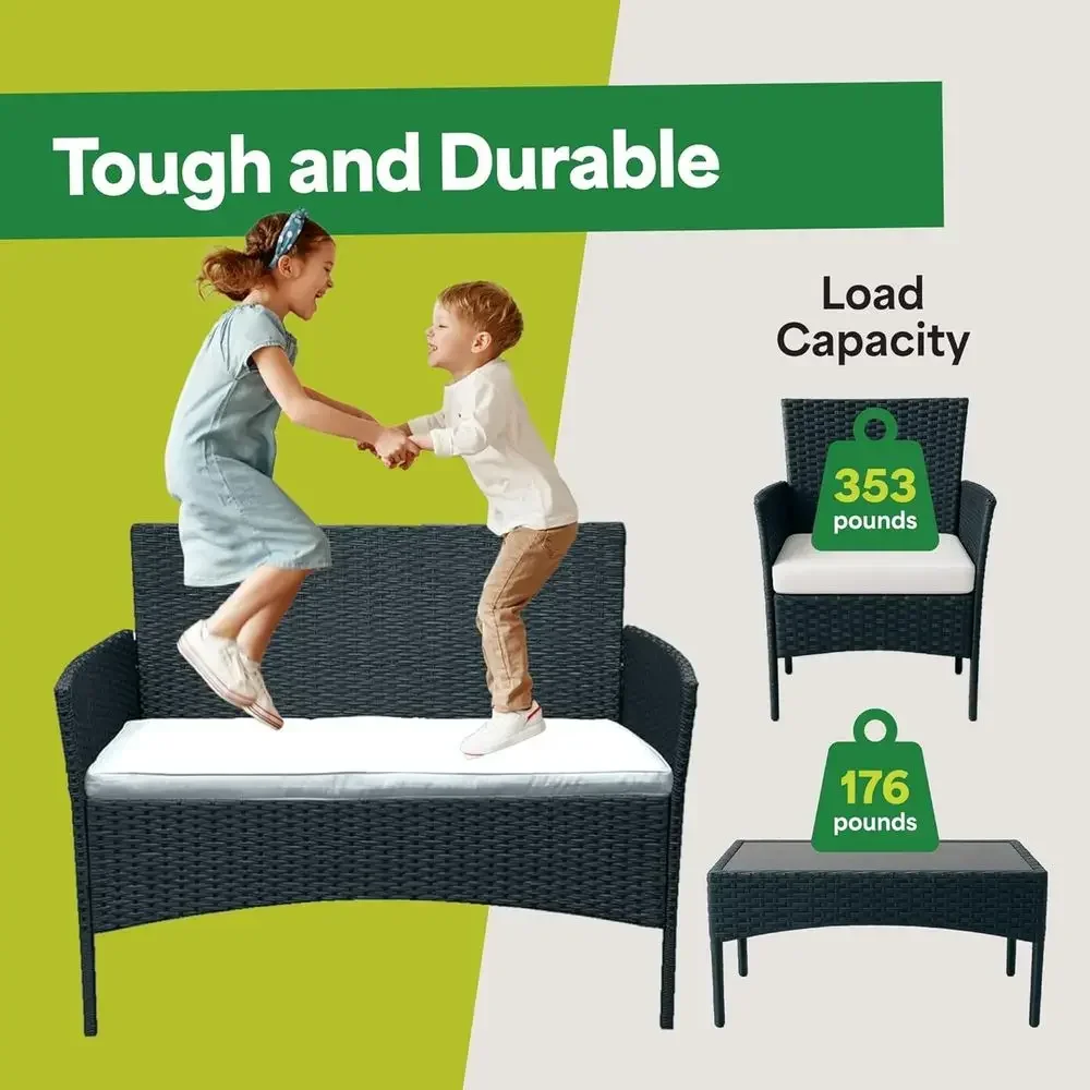 Set Furnitur Teras Luar Ruanga - Outdoor Furniture Loveseat ulasan dan harga