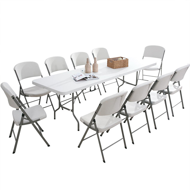 Meja lipat plastik untuk pesta - Outdoor Furniture Rental For Party ulasan dan harga