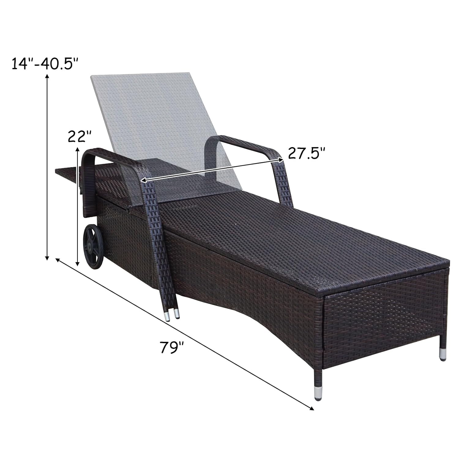 2 Buah Kursi Santai Rotan PE d - Outdoor Furniture No Cushions ulasan dan harga