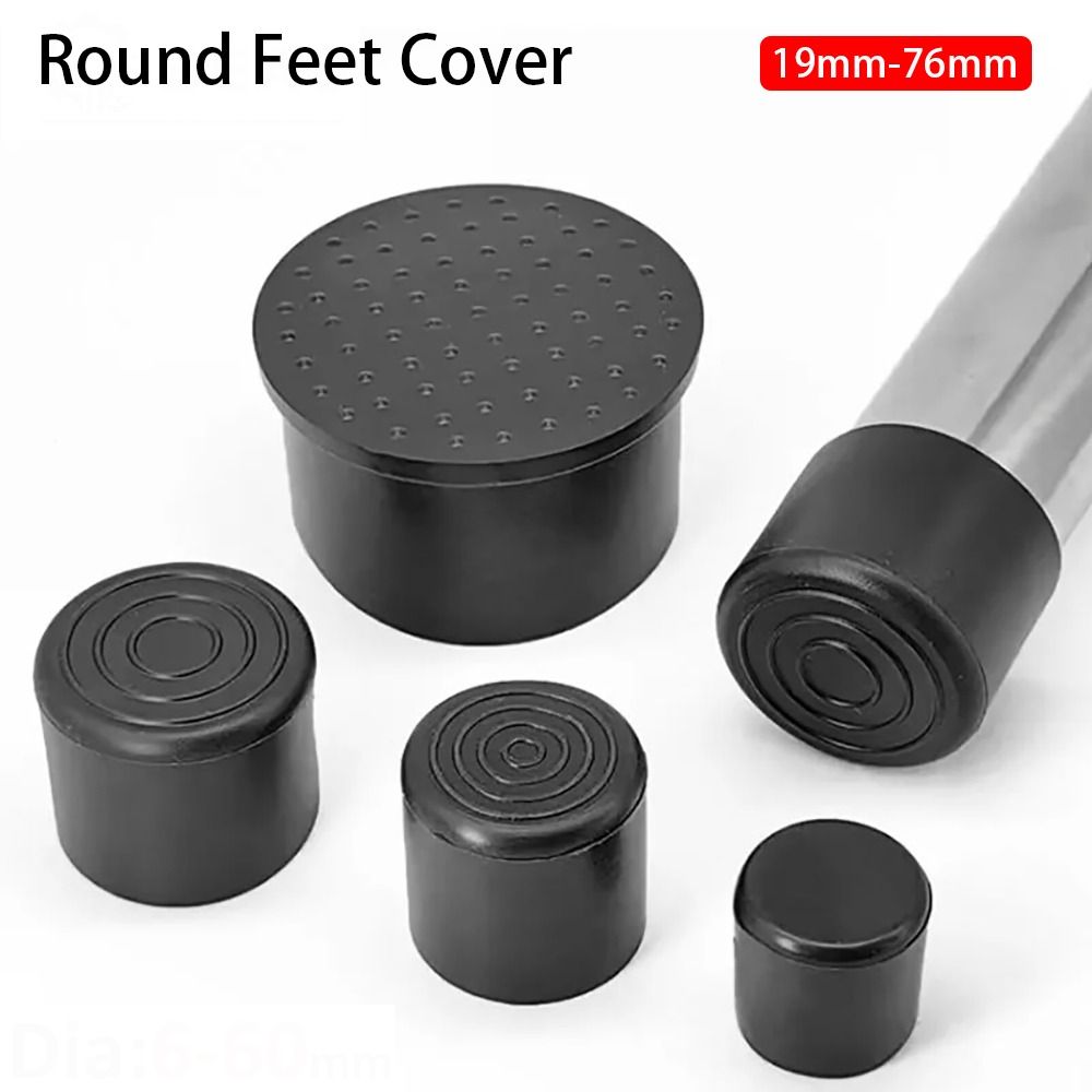 Penutup kaki kursi bulat hitam - Outdoor Furniture Leg Protectors ulasan dan harga