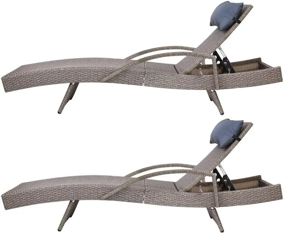 Dengan 4 Posisi yang Dapat Dis - Rattan Lounge Set ulasan dan harga