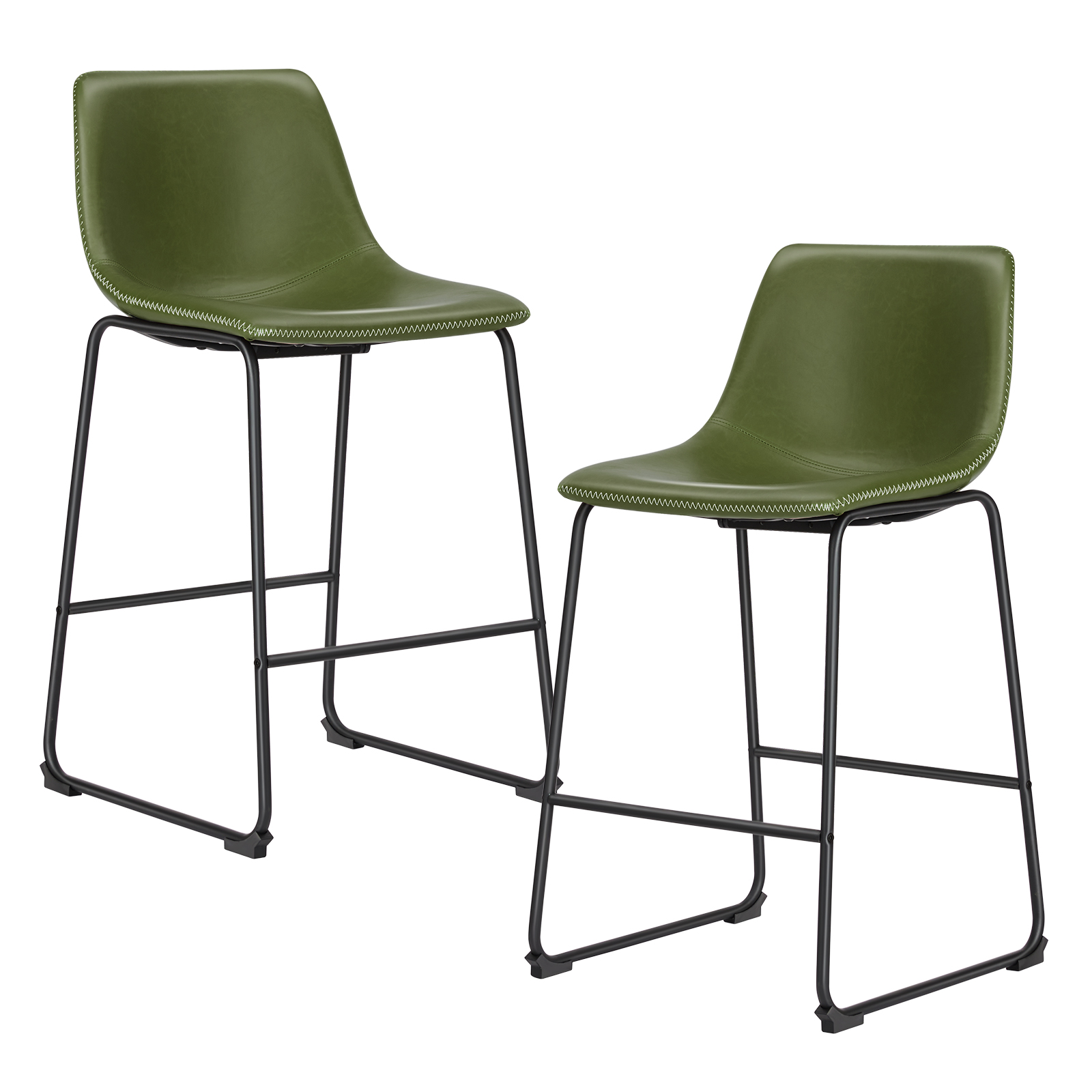 Kursi Tinggi JHK 2 Pack Kulit  - Outdoor Furniture No Cushions ulasan dan harga
