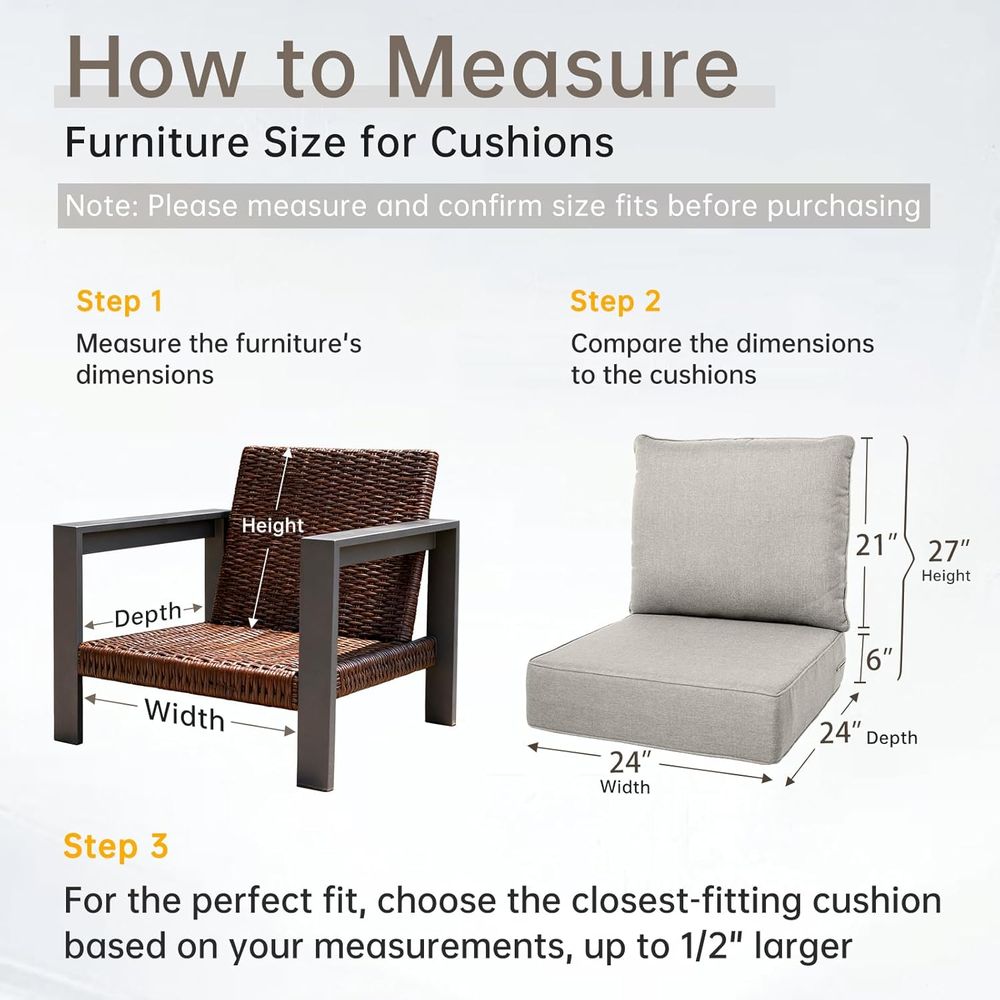 6 Set Bantalan Luar Ruangan Te - Outdoor Furniture Cushions 24 X 24 ulasan dan harga