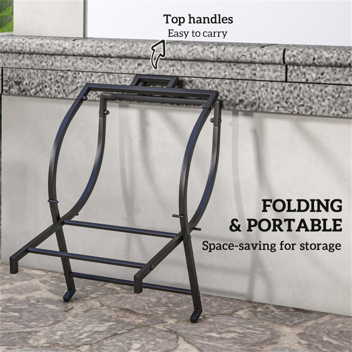 Rak Kayu Bakar untuk Perabot L - Outdoor Furniture Heavy ulasan dan harga