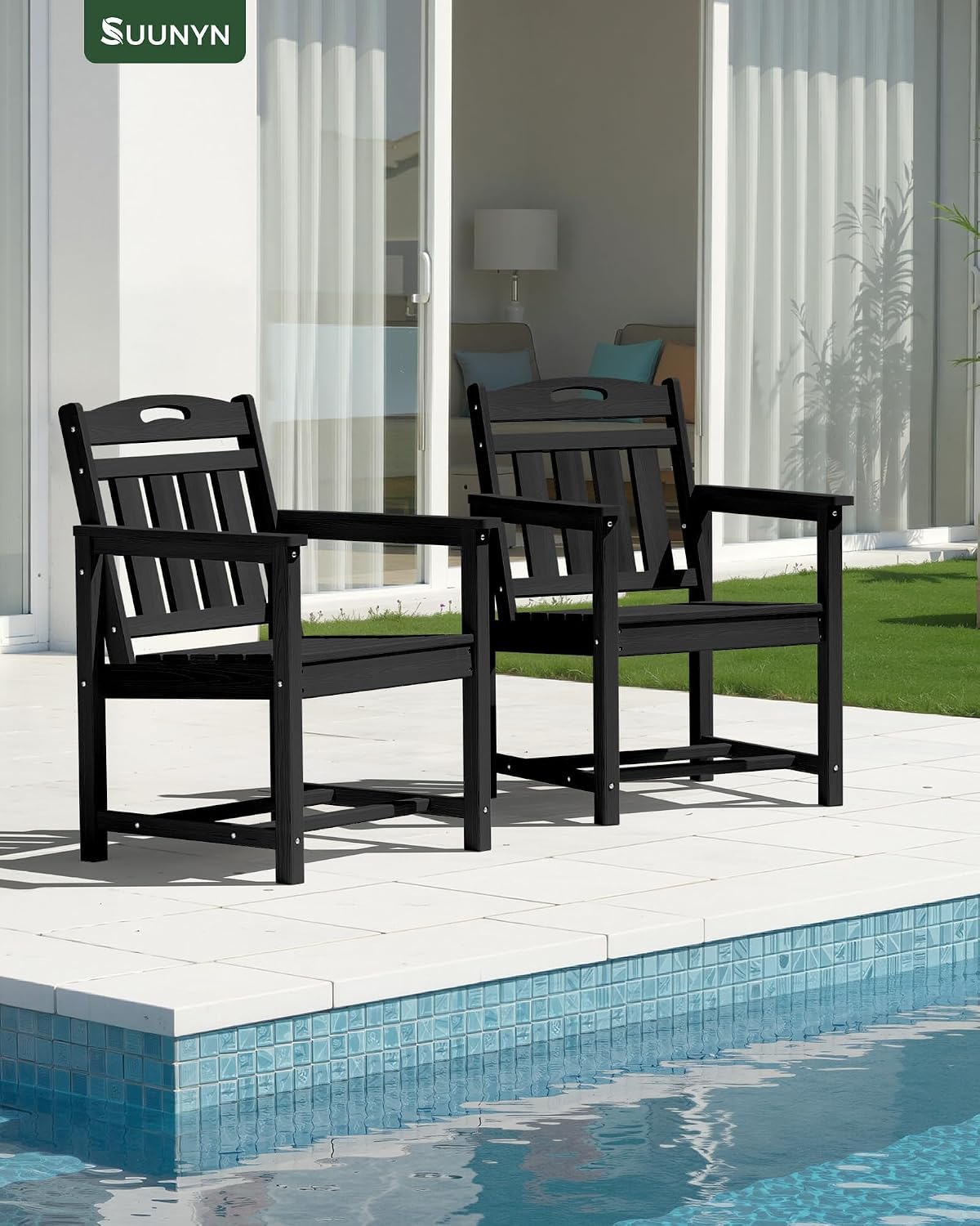 Kursi Makan Teras HDPE Tahan C - Outdoor Furniture Hdpe ulasan dan harga