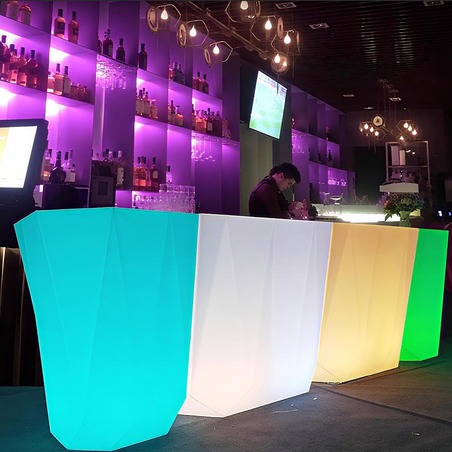 Meja Bar LED Outdoor untuk Ked - Outdoor Furniture Rental For Party ulasan dan harga
