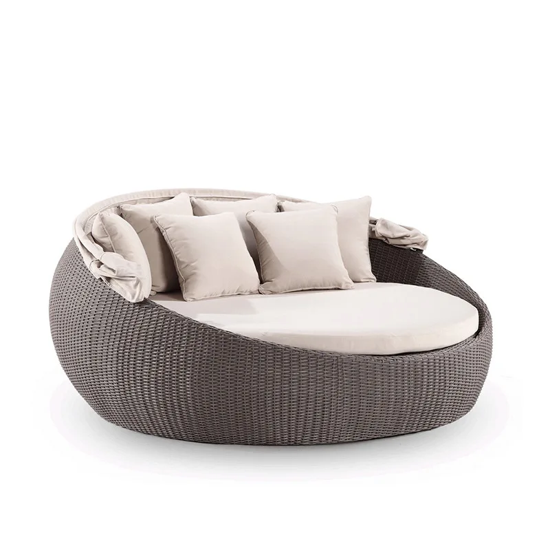l set furnitur taman lounge pa - Rattan Lounge Set ulasan dan harga