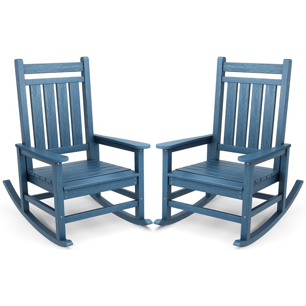 Set 2 Kursi Goyang HDPE Ukuran - Outdoor Furniture Hdpe ulasan dan harga
