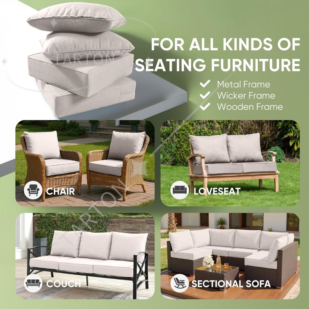 Set Bantal Kursi Luar Ruangan  - Outdoor Furniture Cushions 24 X 24 ulasan dan harga