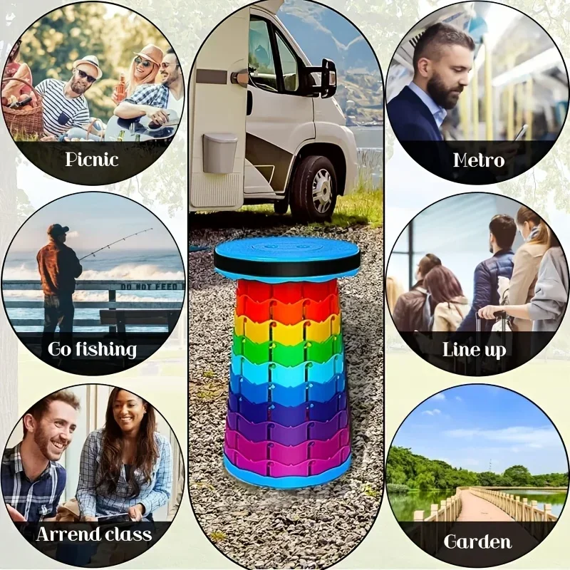 Kursi Lipat Teleskopik Pelangi - Outdoor Furniture Sale ulasan dan harga