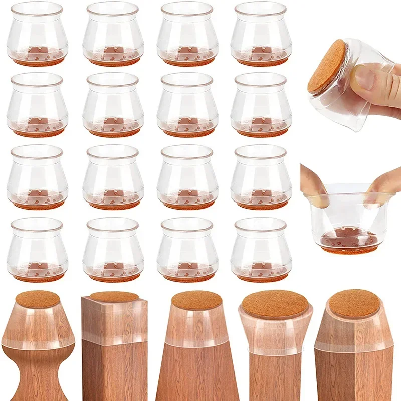 4/16 buah topi kaki kursi bant - Outdoor Furniture Leg Protectors ulasan dan harga