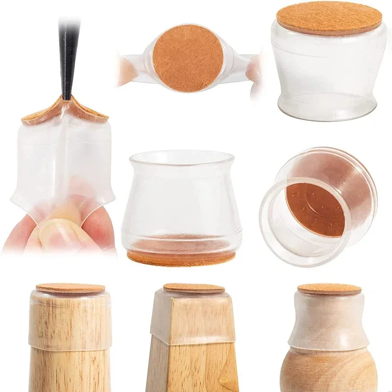 4/16 buah topi kaki kursi bant - Outdoor Furniture Leg Protectors ulasan dan harga