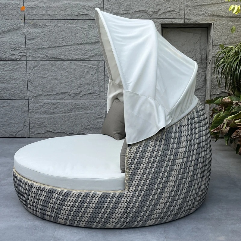 Daybed, Anti-UV Anti Karat Bul - Rattan Lounge Set ulasan dan harga