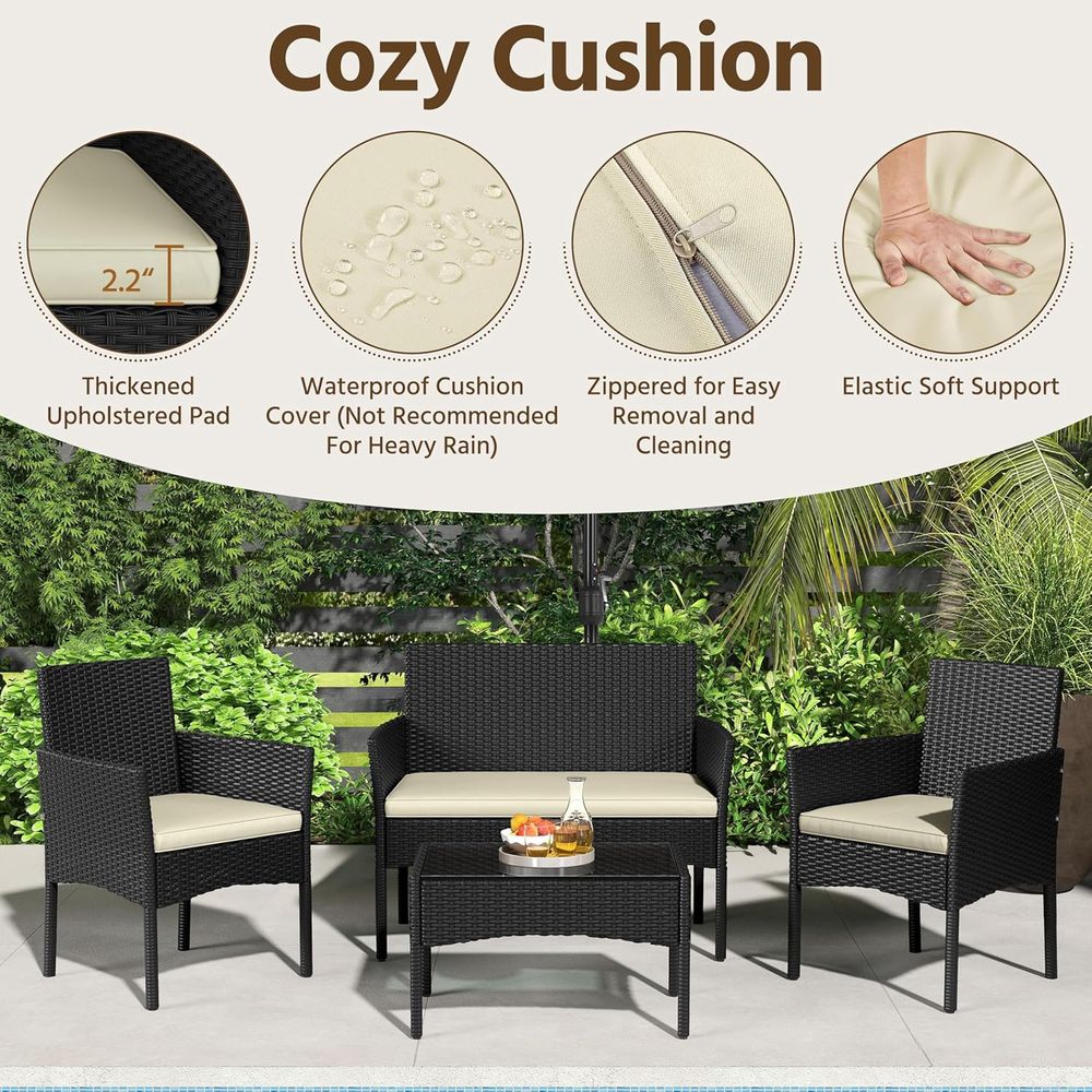 Set Furnitur Teras Luar Ruanga - Outdoor Furniture Loveseat ulasan dan harga