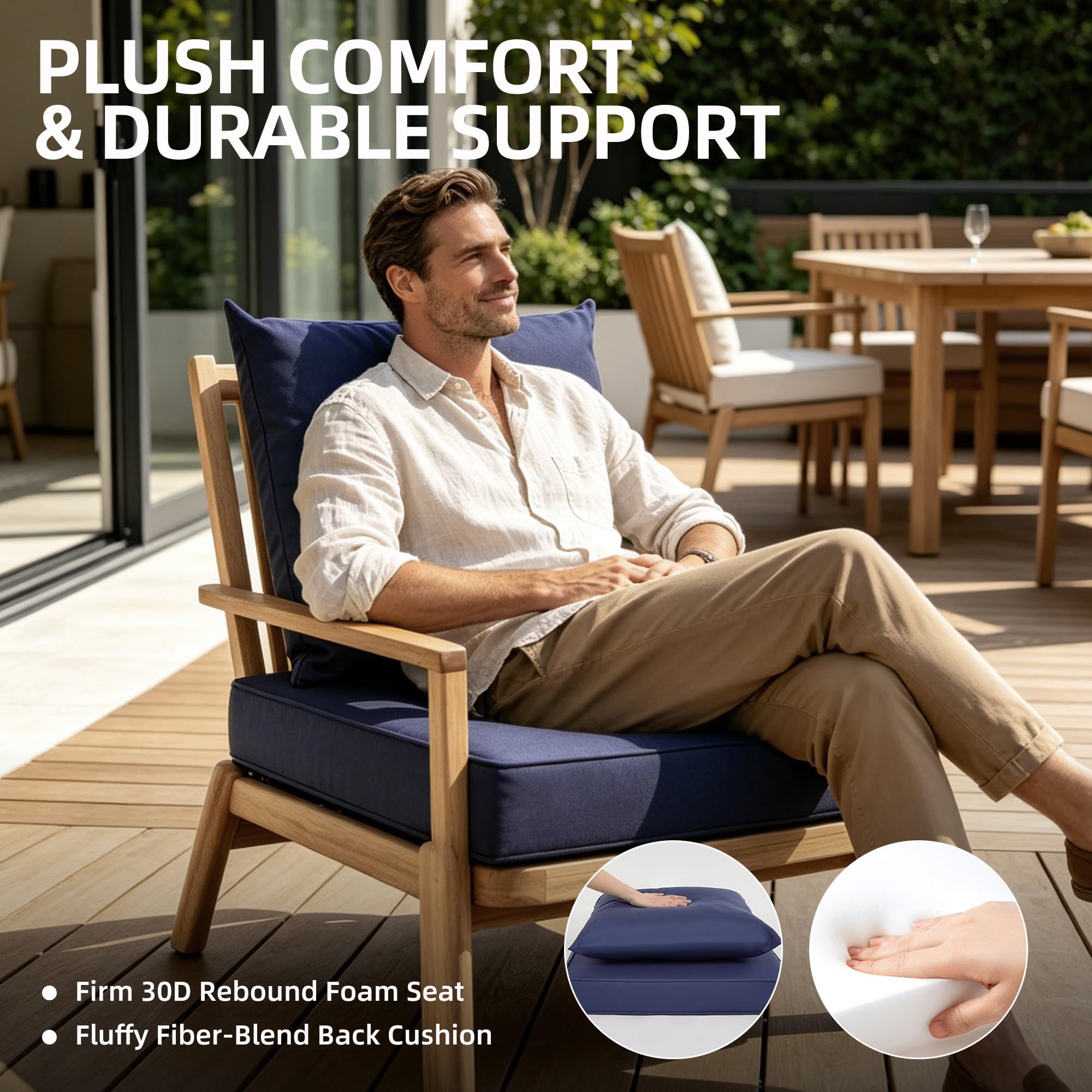 Set Bantal Kursi Luar Ruangan  - Outdoor Furniture Cushions 24 X 24 ulasan dan harga