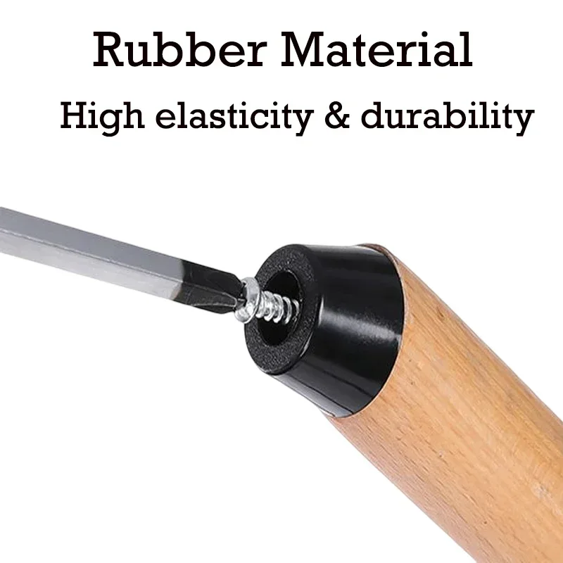 8 Buah Kursi Kaki Karet Hitam  - Outdoor Furniture Leg Protectors ulasan dan harga