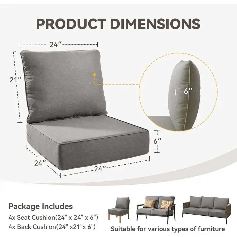 Set Bantal Luar Ruangan Tahan  - Outdoor Furniture Cushions 24 X 24 ulasan dan harga
