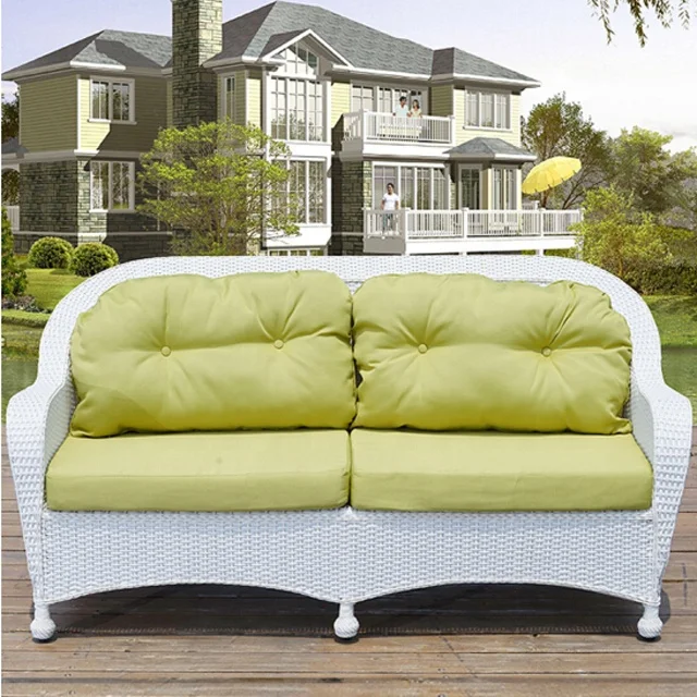 #   Sofa Anyaman Teras Putih F - Rattan Lounge Set ulasan dan harga