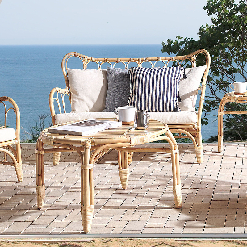 Sofa rotan alami untuk luar ru - Outdoor Furniture Indonesia ulasan dan harga