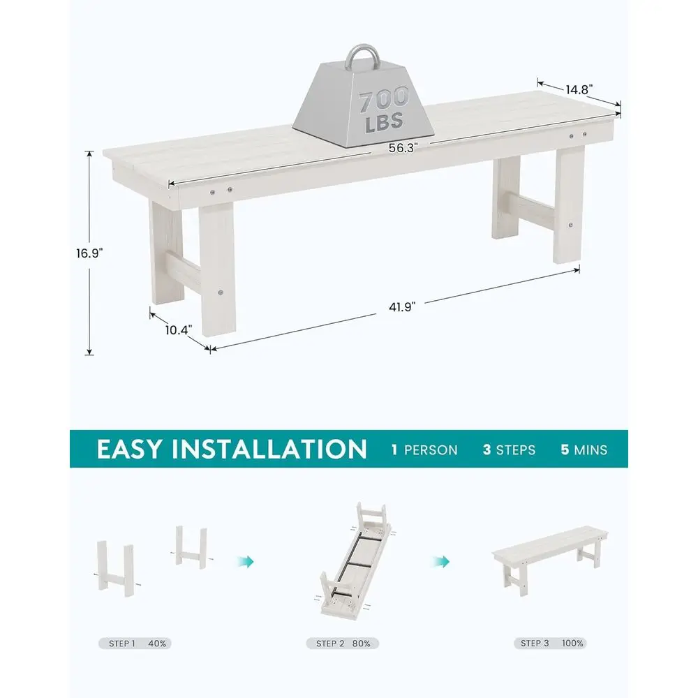 Bangku Luar Ruangan HDPE Tahan - Outdoor Furniture Hdpe ulasan dan harga