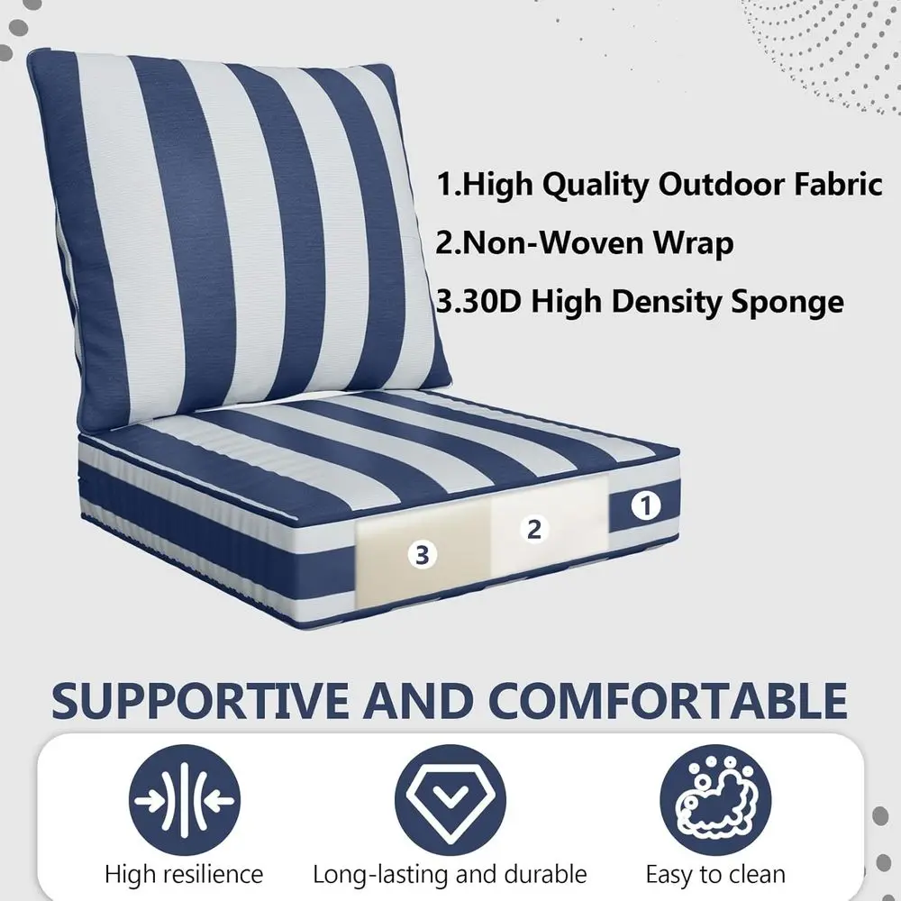 Set Bantal Duduk Luar Ruangan  - Outdoor Furniture Cushions 24 X 24 ulasan dan harga