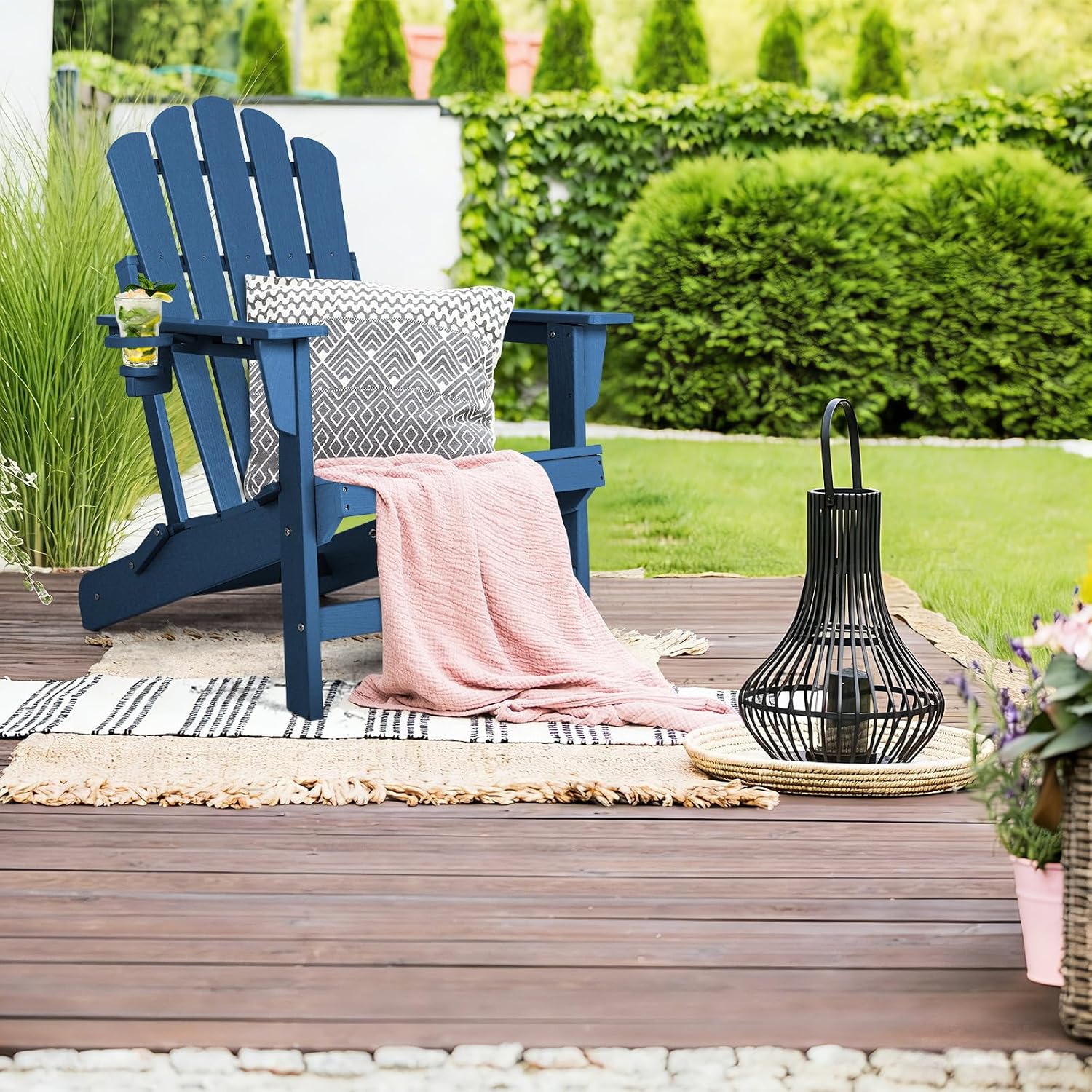 Kursi Adirondack Lipat Ukuran  - Outdoor Furniture Hdpe ulasan dan harga