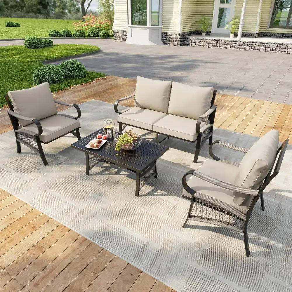 Set Furnitur Teras Luar Ruanga - Outdoor Furniture Loveseat ulasan dan harga