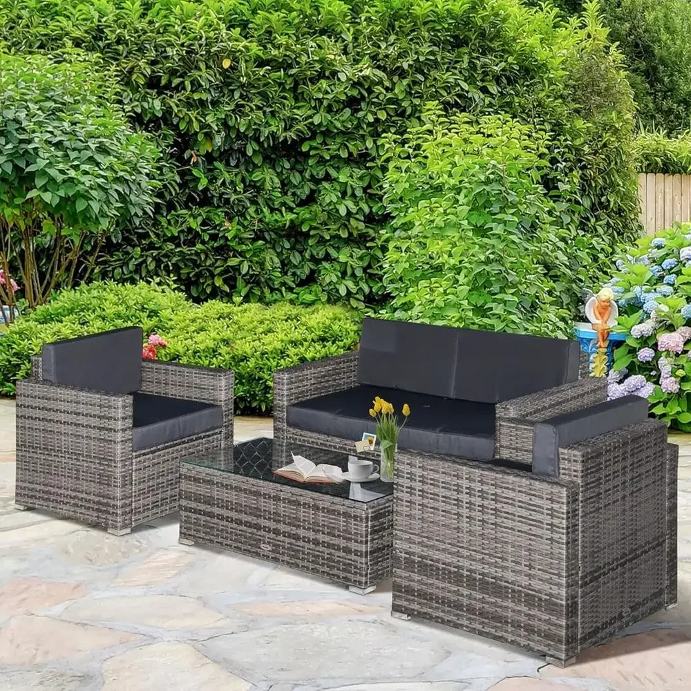 Set Furnitur Anyaman Luar Ruan - Outdoor Furniture Loveseat ulasan dan harga