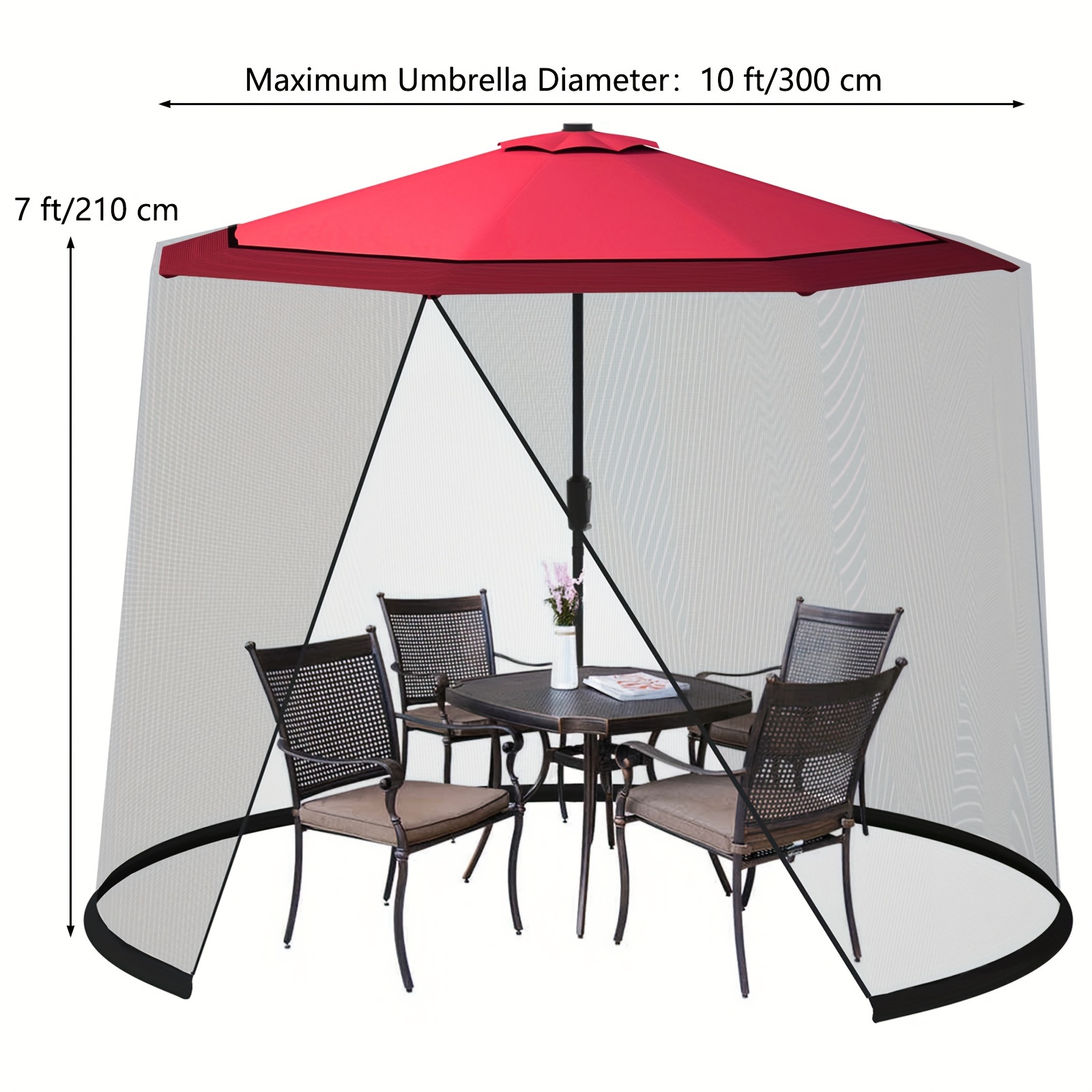 Jaring Nyamuk Payung Teras 9FT - Outdoor Furniture Design ulasan dan harga